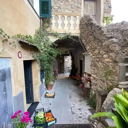 Villa Iconic Italian Townhouse W Rooftop Terrace & Mountain View, Pigna